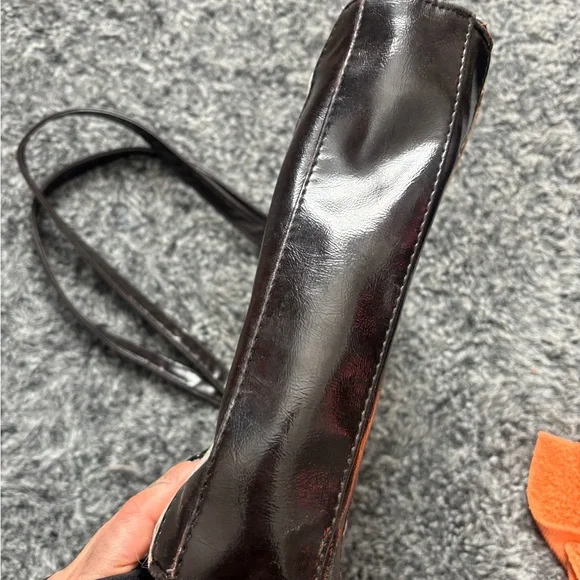 Elegant brown and Cream Tote Bag - Picture 6 of 13